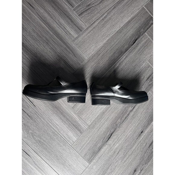 COPY - GUCCI  WOMEN’S BLACK LEATHER PLATFORM MARYJANE SHOE  41 - Picture 4 of 13